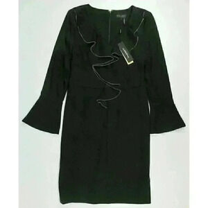 NWT $149 Donna Karan NY Womens 8 Bell-Sleeve Dress